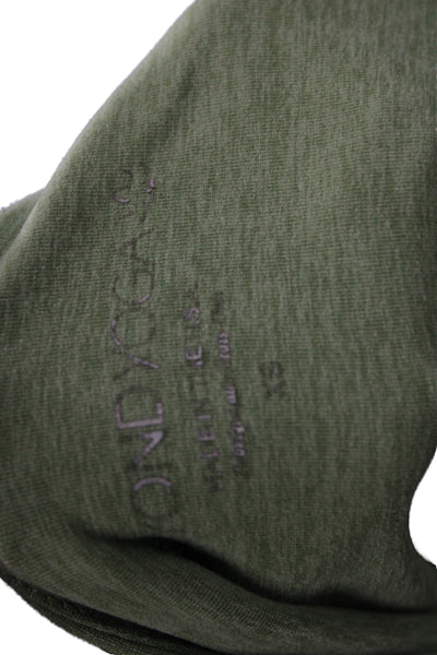 Beyond Yoga Womens Green Solid Polyester Ankle Leggings Size XS