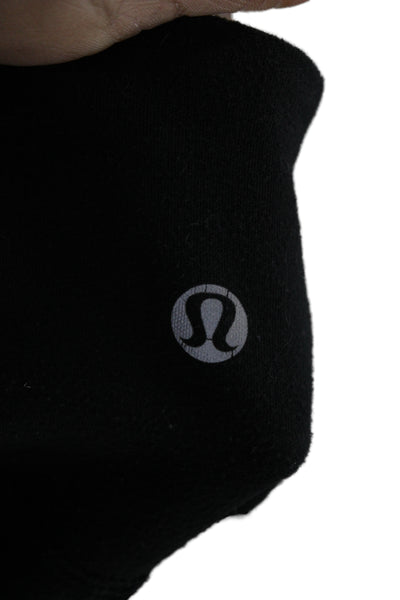 Lululemon Women Gray Ankle Leggings Polyester Solid Pull On Size 4