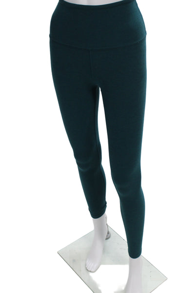 Beyond Yoga Women Green Ankle Leggings Nylon Blend Yoga Size XS