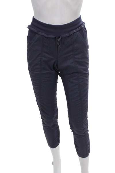 Lululemon Womens Blue Capri Pants Synthetic Blend Size 2