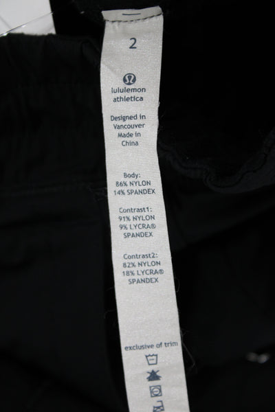 Lululemon Womens Athletic Pants Black Size 2