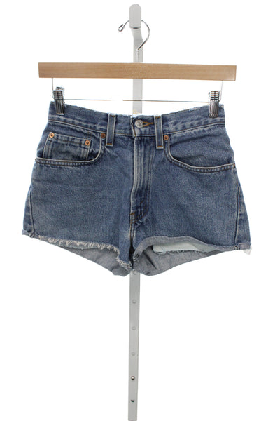 Levis Women Cutoff Denim Shorts Blue Size 26