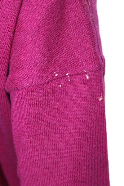 Boden Womens Purple Wool Blend Crew Neck Pullover Long Sleeve Size S