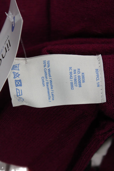 Boden Womens Purple Wool Blend Crew Neck Pullover Long Sleeve Size S