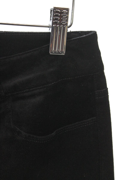 Paige Womens Ankle Pants Black Button Size 27