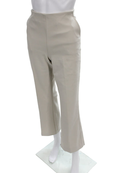 Rachel Zoe Womens Cropped Beige Nylon Blend Pants Size 2