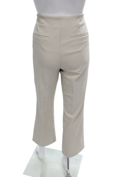 Rachel Zoe Womens Cropped Beige Nylon Blend Pants Size 2