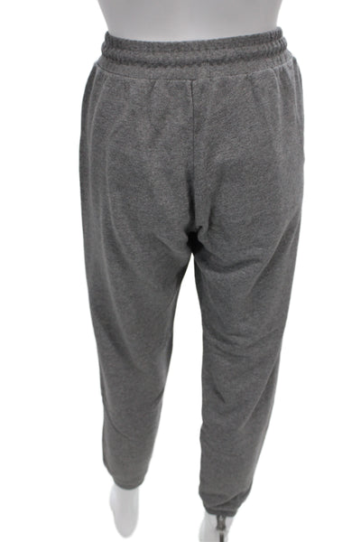 John Elliott Unisex Adults Sweatpants Gray Drawstring Cotton Size 1