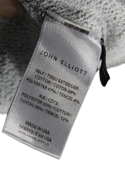 John Elliott Unisex Adults Sweatpants Gray Drawstring Cotton Size 1