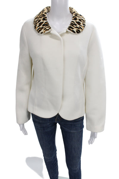Maison Margiela Women White Basic Jacket Long Sleeve Size 46