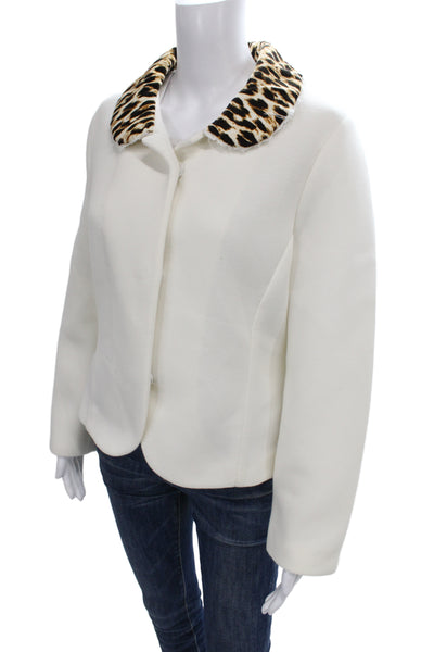 Maison Margiela Women White Basic Jacket Long Sleeve Size 46