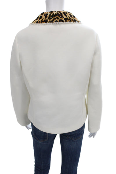 Maison Margiela Women White Basic Jacket Long Sleeve Size 46