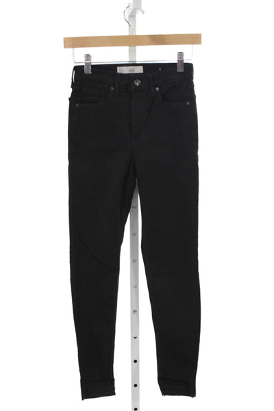 Topshop Unisex Adults Skinny Black Jeans Size 25