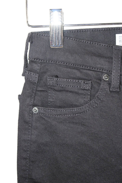 Topshop Unisex Adults Skinny Black Jeans Size 25