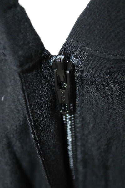 Comptoir Des Cotonniers Women Black V Neck Long Sleeve Pants Set Size 36