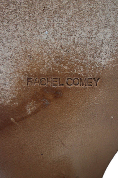 Rachel Comey Womens Leather Knee High Cowboy Boots Brown Size 8