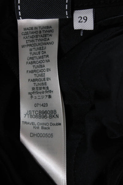 7 For All Mankind Mens Black Chino Pants Viscose Size 29