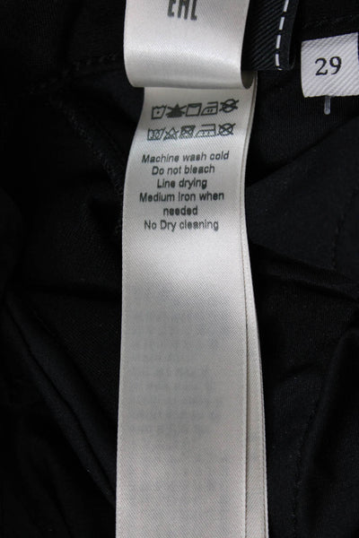 7 For All Mankind Mens Black Chino Pants Viscose Size 29