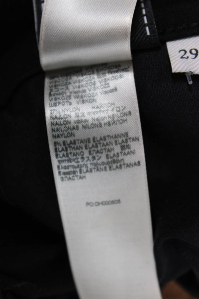 7 For All Mankind Mens Black Chino Pants Viscose Size 29