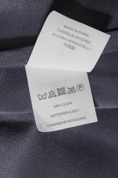 J Crew Women Silk V-Neck Camisole Sleeveless Gray Solid Size 8