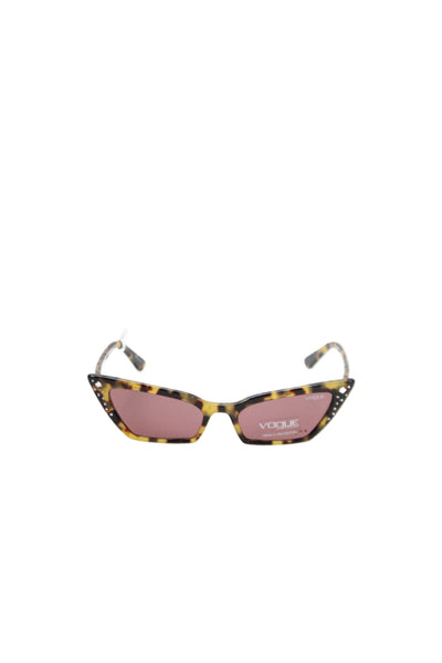Gigi Hadid for Vogue Womens Tortoise Shell Frame Cat Eye Sunglasses Brown VO5282