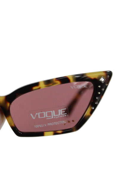 Gigi Hadid for Vogue Womens Tortoise Shell Frame Cat Eye Sunglasses Brown VO5282