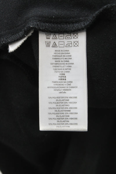 Michael Michael Kors Women Fit & Flare Black Long Sleeve Dress Size 2