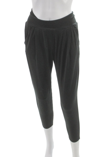 Vuori Unisex Cropped Black Knit Pull On Pants Size XS