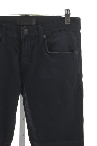 J Brand Unisex Skinny Jeans Blue Button Cotton Size 28
