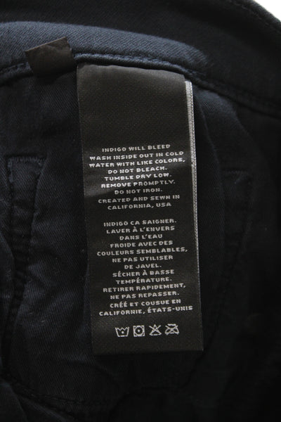 J Brand Unisex Skinny Jeans Blue Button Cotton Size 28