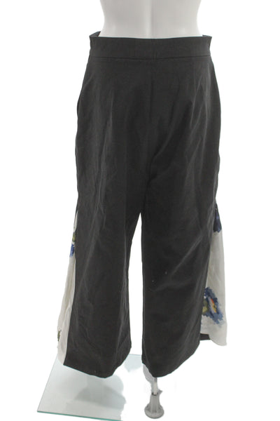 S.S. Dailey Unisex Adults Cropped Merino Wool Gray Pants Size 12