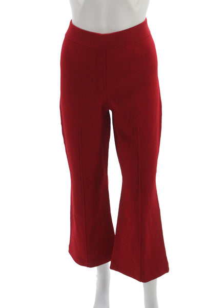 Apiece Apart Womens Cropped Red Pants Size L
