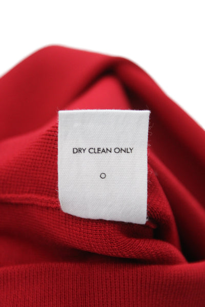 Apiece Apart Womens Cropped Red Pants Size L