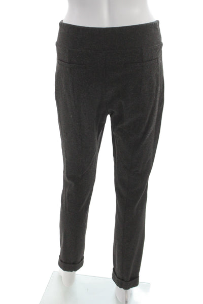 Kit And Ace Women Ankle Jogger Pants Gray Viscose Solid Athleisure Size 8