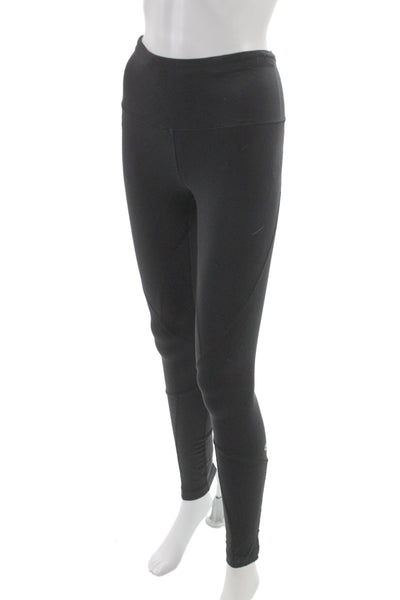 Lululemon Women Ankle Leggings Gray Polyester Blend Athletic Size 2