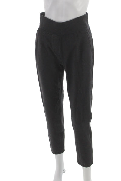 Kit And Ace Womens Cropped Athleisure Pants Gray Tencel Lyocell Size 4