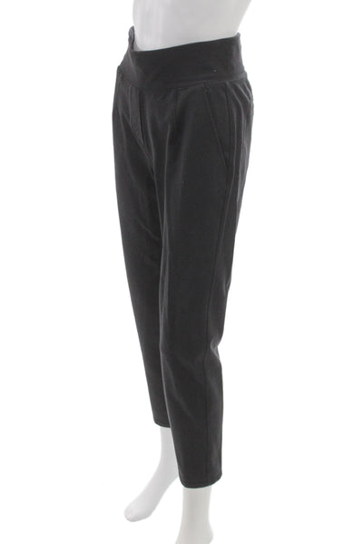 Kit And Ace Womens Cropped Athleisure Pants Gray Tencel Lyocell Size 4