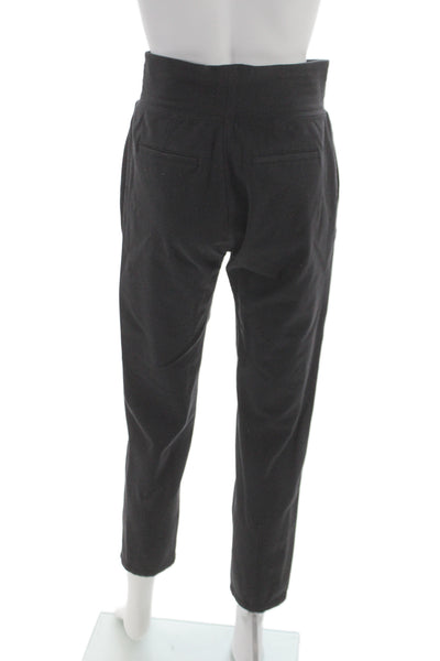 Kit And Ace Womens Cropped Athleisure Pants Gray Tencel Lyocell Size 4