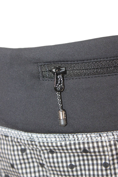 Lululemon Women Pleated Skort Black Polyester Sports Size 6
