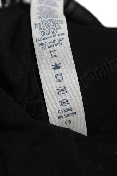 Lululemon Women Pleated Skort Black Polyester Sports Size 6