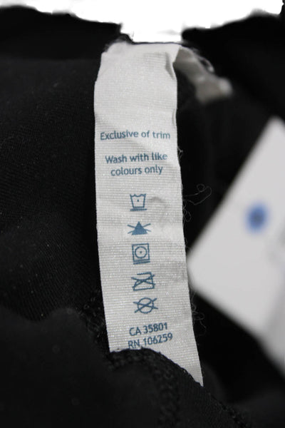 Lululemon Women Black Jogger Leggings Nylon Athletic Size 4