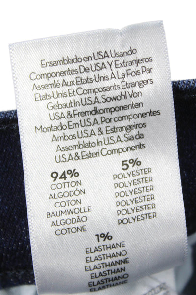 Mother Womens Skinny Jeans Blue Mid-Rise Cotton 33 Inseam Size 29