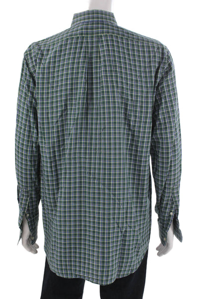 Vineyard Vines Men Button Up Shirt Multicolor Plaid Long Sleeve Size L