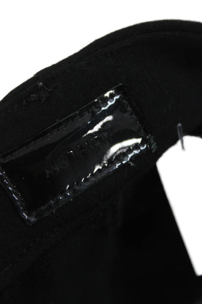 Mother Womens Ankle Pants Black Mid Rise Button Rayon Casual Size 25