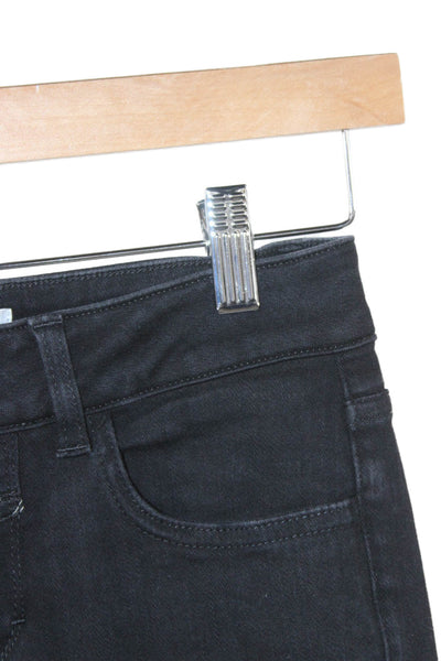 Closed Womens Skinny Black Cotton Mid Rise Jeans Size 24