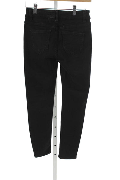 Closed Womens Skinny Black Cotton Mid Rise Jeans Size 24