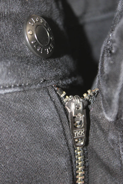 Closed Womens Skinny Black Cotton Mid Rise Jeans Size 24
