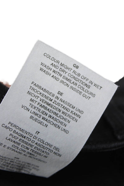 Closed Womens Skinny Black Cotton Mid Rise Jeans Size 24