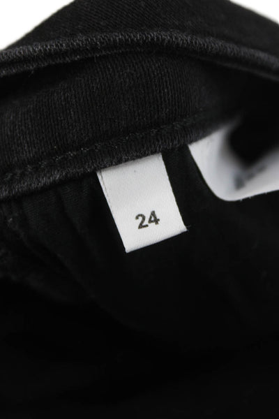 Closed Womens Skinny Black Cotton Mid Rise Jeans Size 24
