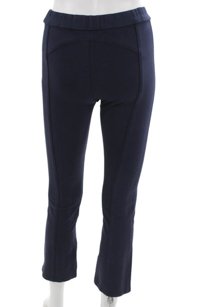 Tory Sport Womens Blue Cropped Viscose Leggings Size XS